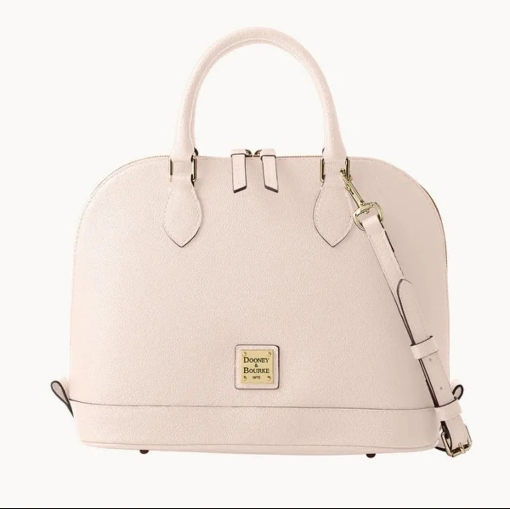 Dooney & Bourke Sorrento Zip Zip Satchel , Pink